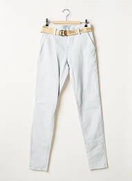 Pantalon chino închidere cu fermoar sub clapetă cu nasturi mărime normală albastru EDC BY ESPRIT femme