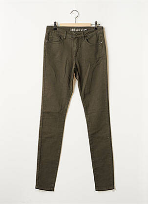 Pantalon slim verde GEISHA femeie