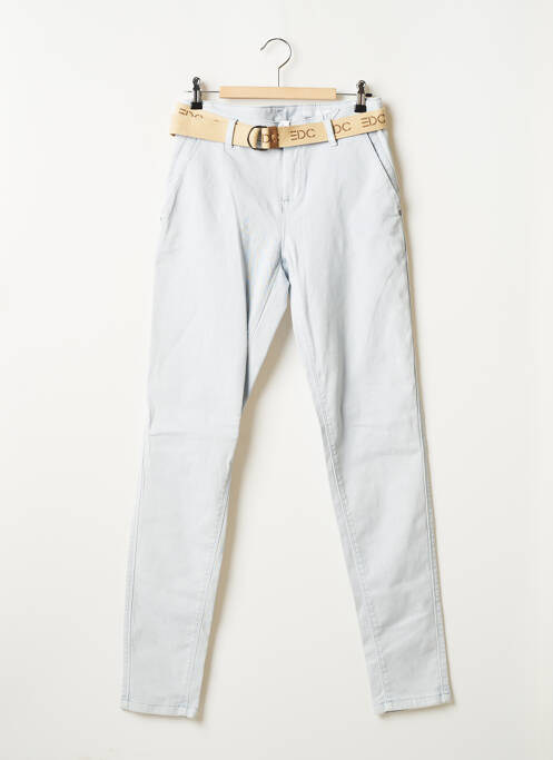 Pantalon chino albastru EDC BY ESPRIT femeie