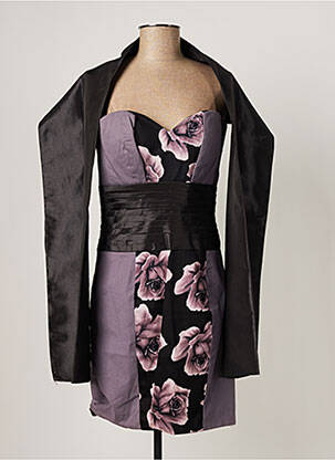 Rochie scurtă fără mâneci fără mâneci violet AUTENTICA femeie