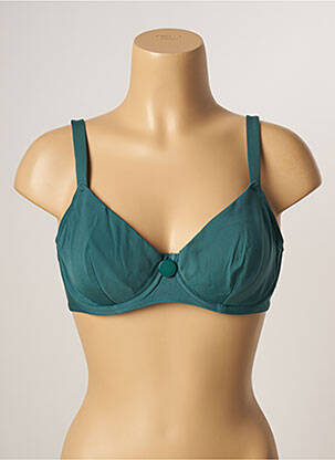 Sutien de costum de baie elasticitate sutien cupe întregi cu decolteu înalt verde SIMONE PERELE femeie