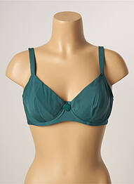 Sutien de costum de baie elasticitate sutien cupe întregi cu decolteu înalt verde SIMONE PERELE femme