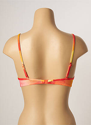 Sutien de costum de baie elasticitate top sutien push-up portocaliu CHERRY BEACH femeie