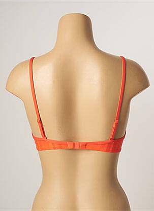 Sutien de costum de baie elasticitate top sutien push-up portocalie CHERRY BEACH femeie