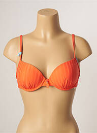 Sutien de costum de baie elasticitate top sutien modelat portocaliu CHERRY BEACH femeie