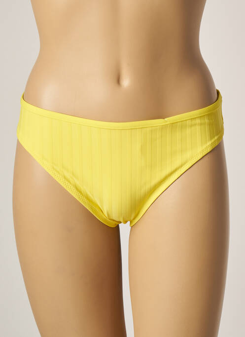 Chiloți de baie galben CHERRY BEACH femeie