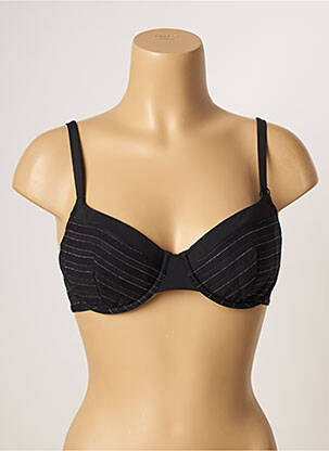 Sutien de costum de baie elasticitate top sutien modelat negru LOU femeie