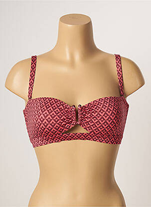 Sutien de costum de baie elasticitate top bentiță roz SIMONE PERELE femeie