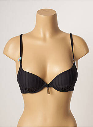 Sutien de costum de baie negru CHERRY BEACH femeie