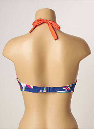 Sutien de costum de baie elasticitate sutien balconet cu decolteu înalt albastru CHERRY BEACH femeie