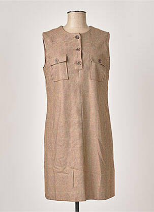Rochie scurtă fără mâneci fără mâneci bej RIVER WOODS femeie