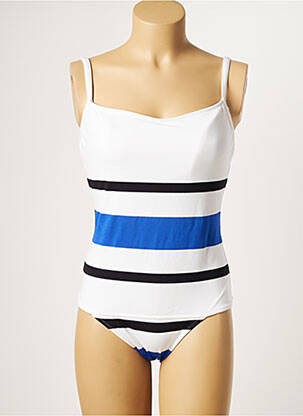 Costum de baie dintr-o singură piesă elasticitate top sutien modelat alb ANDRES SARDA femeie