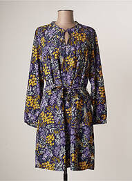 Rochie midi mâneci lungi mâneci lungi violet BLANCHEPORTE femme