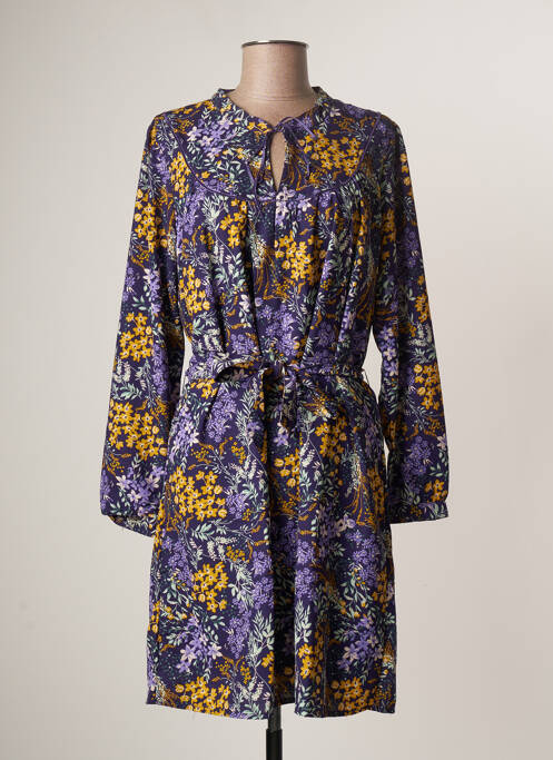 Rochie midi violet BLANCHEPORTE femeie