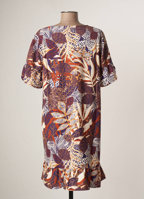 Rochie midi violet BLANCHEPORTE femeie