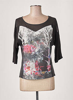 Top negru MOKA'S femeie