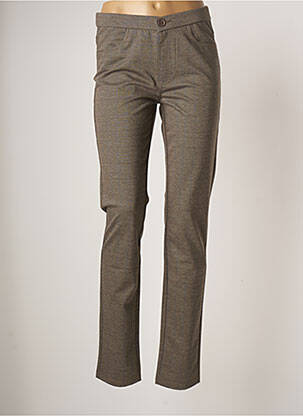 Pantalon slim elasticitate mărime normală bej YOULINE femeie