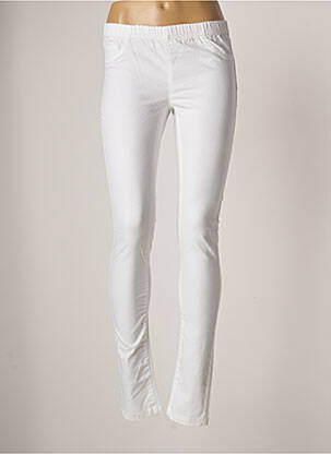 Pantalon slim alb VILA femeie