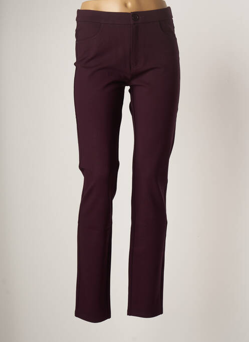 Pantalon slim roșu YOULINE femeie