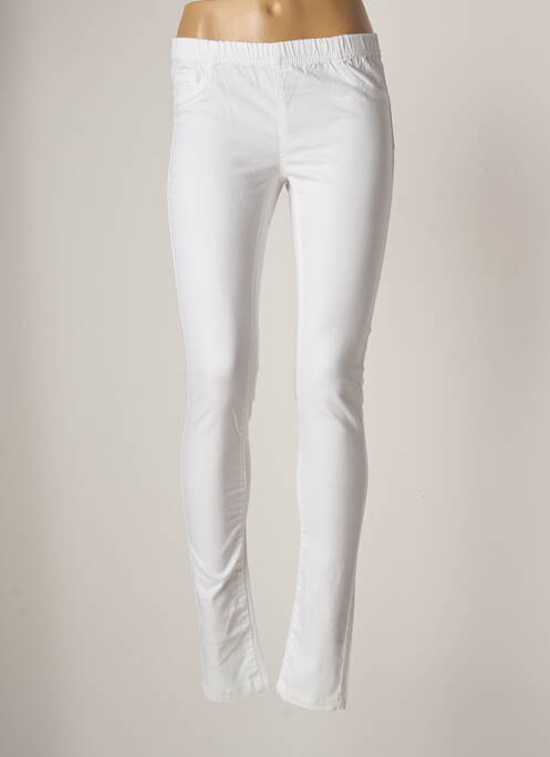 Pantalon slim alb VILA femeie
