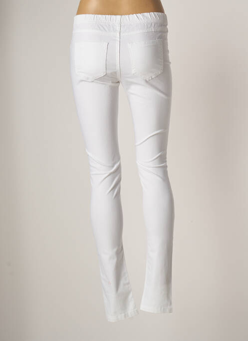 Pantalon slim alb VILA femeie