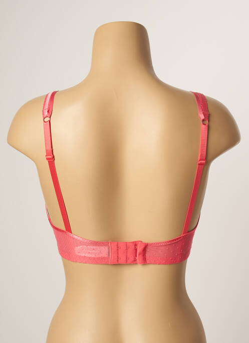 Sutien țesătură dantelă sutien cu susținere înaltă și burete detașabil roz PASSIONATA femme