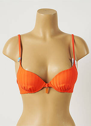 Sutien de costum de baie elasticitate top sutien modelat portocalie CHERRY BEACH femeie