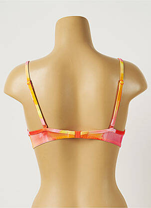 Sutien de costum de baie elasticitate top sutien push-up portocalie CHERRY BEACH femeie