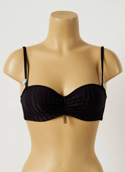Sutien de costum de baie negru CHERRY BEACH femeie