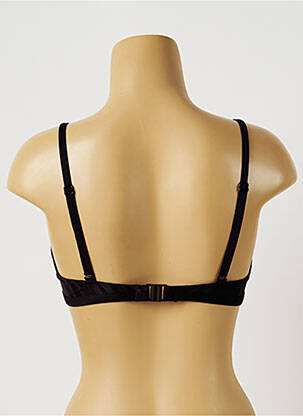 Sutien de costum de baie elasticitate sutien cupe întregi cu decolteu înalt negru CHERRY BEACH femeie