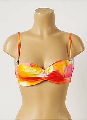 Sutien de costum de baie elasticitate top bentiță portocalie CHERRY BEACH femeie