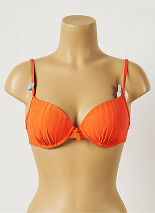 Sutien de costum de baie elasticitate top sutien modelat portocalie CHERRY BEACH femeie