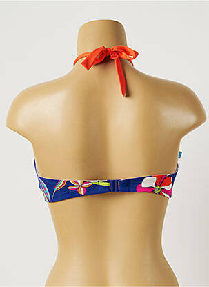 Sutien de costum de baie elasticitate sutien balconet cu decolteu înalt albastru CHERRY BEACH femeie