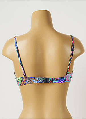 Sutien de costum de baie elasticitate sutien balconet cu decolteu înalt albastru CHERRY BEACH femeie