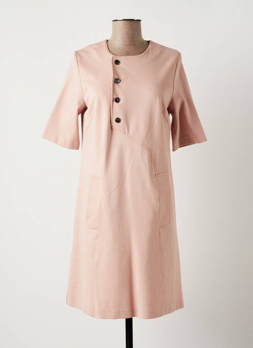 Rochie midi roz ELEONORA AMADEI femeie