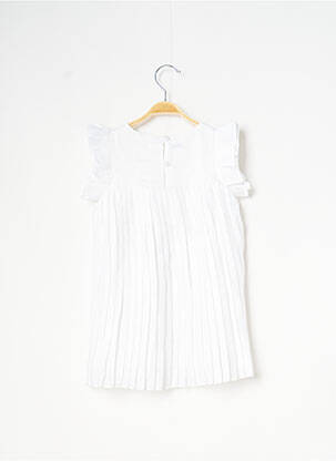 Rochie midi mâneci scurte mâneci scurte alb CATIMINI fată