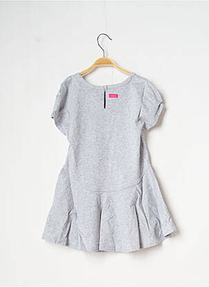 Rochie midi mâneci scurte mâneci scurte gri CATIMINI fată