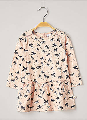 Rochie midi roz 3 POMMES fată