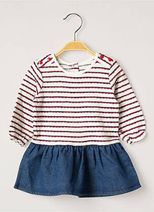 Rochie midi albastru ABSORBA fată