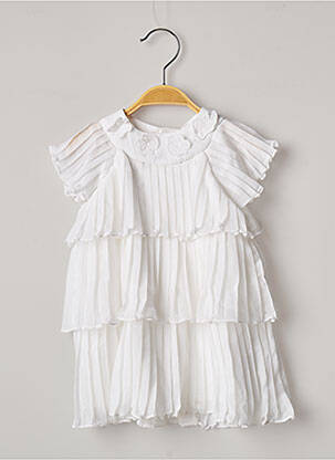 Rochie midi alb CATIMINI fată