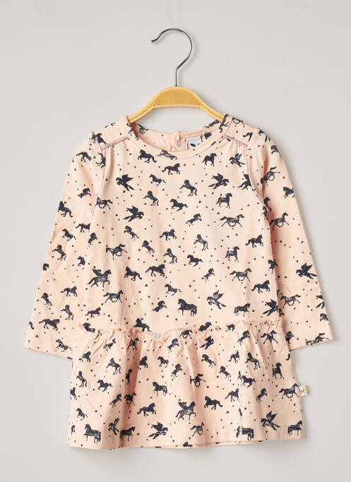 Rochie midi roz 3 POMMES fată