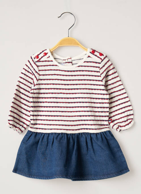 Rochie midi albastru ABSORBA fată