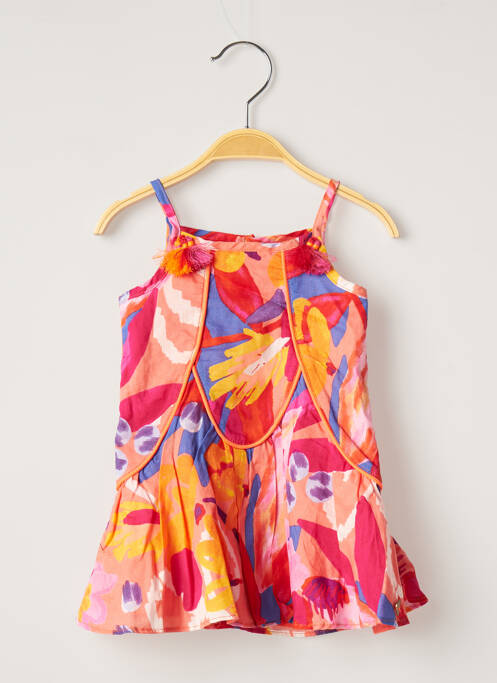 Rochie midi portocaliu CATIMINI fată