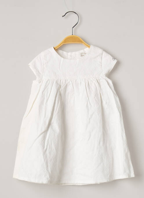 Rochie midi alb CATIMINI fată