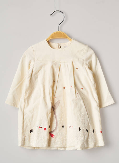 Rochie midi alb CATIMINI fată