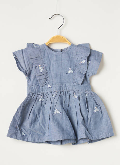 Rochie midi albastru ABSORBA fată