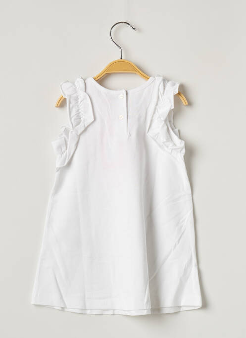 Rochie midi alb LILI GAUFRETTE fată