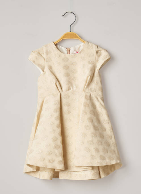 Rochie midi bej LILI GAUFRETTE fată