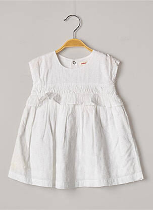 Rochie midi alb CATIMINI fată