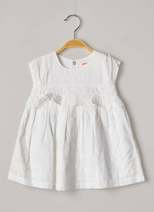 Rochie midi alb CATIMINI fată